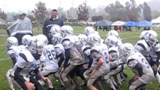 Braves war victory dance after MUD BOWL vs Murrieta