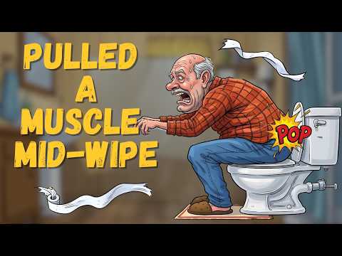 🎶 “Pulled a Muscle Mid-Wipe” | When Age Turns the Bathroom into a Battle! 🚽🤣