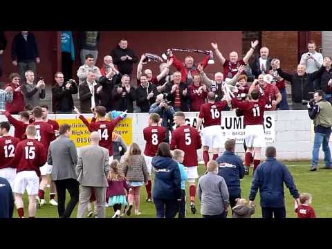 Linlithgow Rose v Lochee - 27/04/13 - Presentation and Celebrations