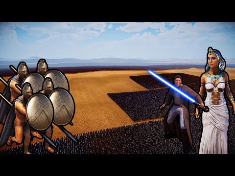 20 MILLION SPARTANS vs 100,000 JEDI KNIGHTS + 2,000 CLEOPATRA | UEBS 2