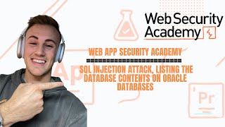 Web Security Academy: SQL injection attack, listing the database contents on Oracle databases
