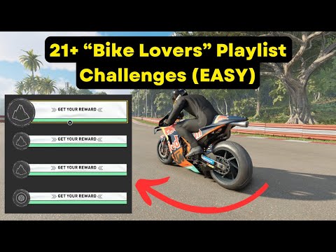The Crew Motorfest: How to Complete 21+ "Bike Lovers" Playlist Challenges FAST!!