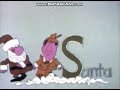 Classic Sesame Street S Is For Snow Santa Sleigh 1970