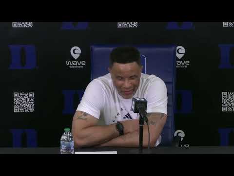 GTMBB - head coach Damon Stoudamire postgame press conference at Duke - Dec. 31, 2025