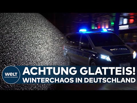 EISREGEN IN NRW! ÖPNV bricht ein, Schulen fallen aus! Regen gefriert sofort – Eisschicht auf Straßen