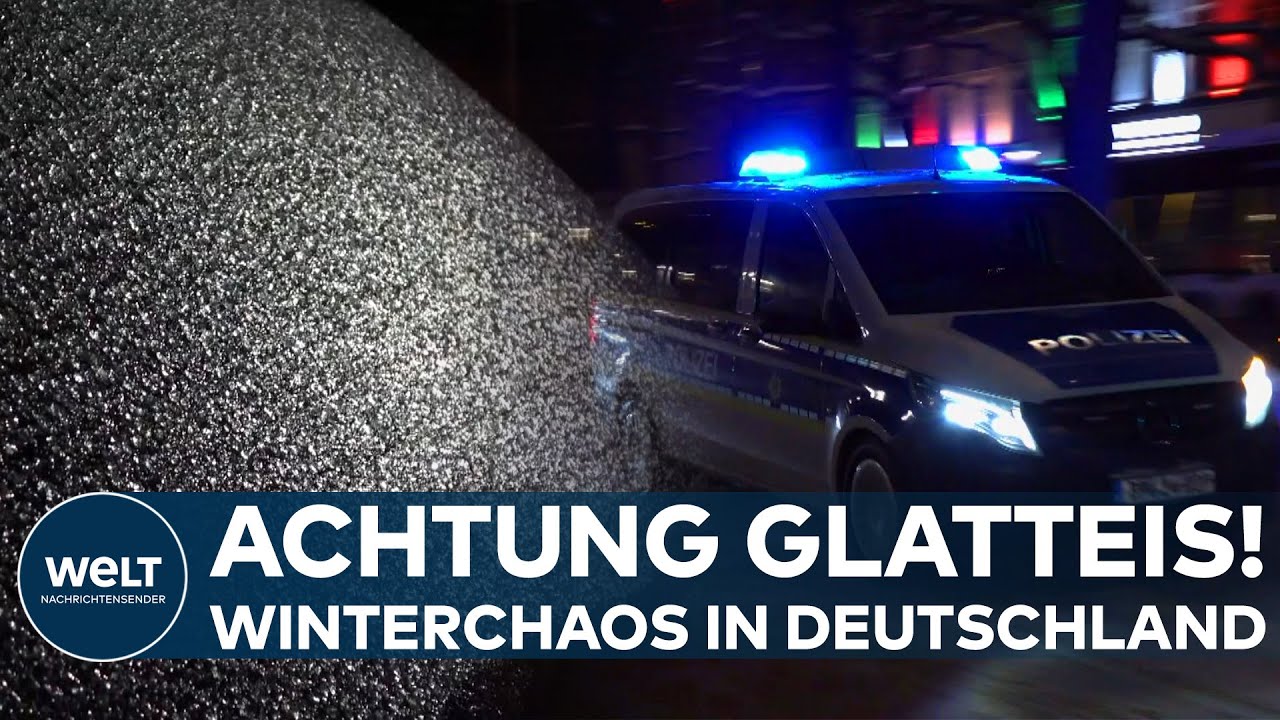 EISREGEN IN NRW! ÖPNV bricht ein, Schulen fallen aus! Regen gefriert sofort – Eisschicht auf Straßen