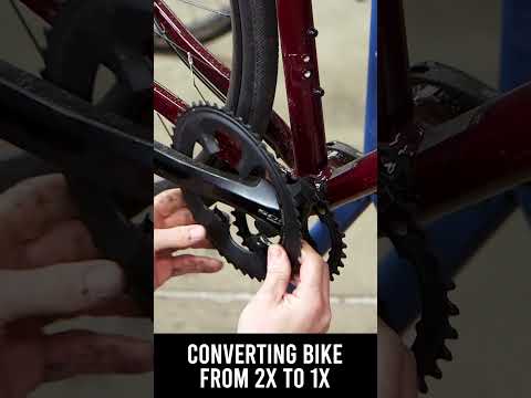 1X is perfect for your gravel bike. Convert your 2X setup. #gravelbike