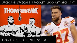 Travis Kelce reacts to Mahomes' no-look pass & OBJ's watch | The ThomaHawk Show