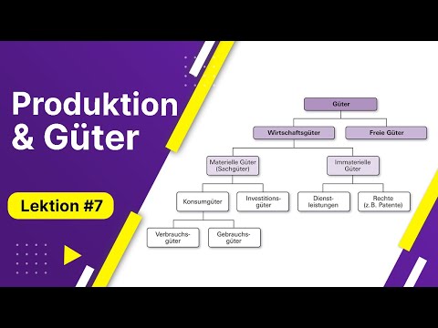 Produktionsfaktoren & Güterklassen | BWL für Führungsfachleute - Lektion 07 von 10
