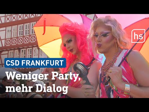 "Nie wieder still": Tausende demonstrieren bei CSD in Frankfurt | hessenschau