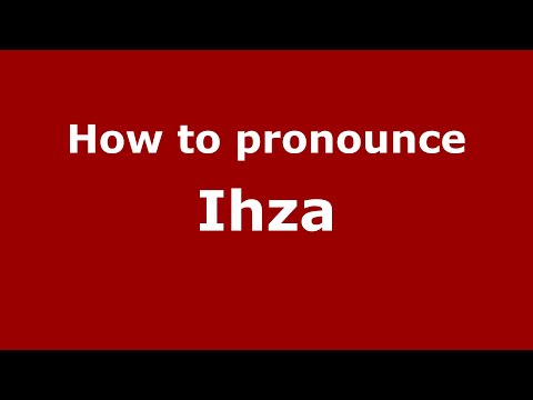 How to pronounce Ihza (Indonesia/Indonesian) - PronounceNames.com