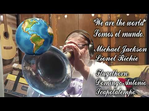 "WE ARE THE WORLD" M.JACKSON - LIONEL RICHIE . Flugel:DOMINGO ANTONIO SCAPOLATEMPO.