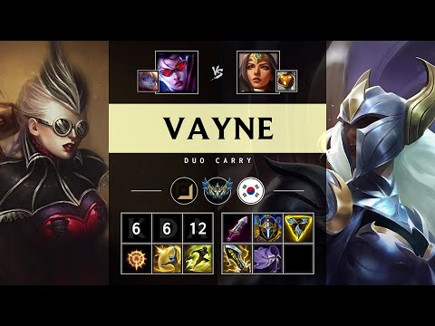 Vayne ADC vs Sivir - KR Challenger Patch 25.17