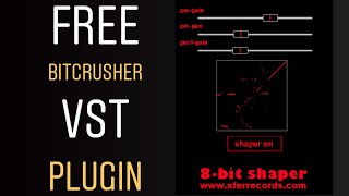 Video thumbnail for 8-Bit Shaper by Xfer Records (FREE VST BITCRUSHER PLUGIN) by Produccions F 2 F