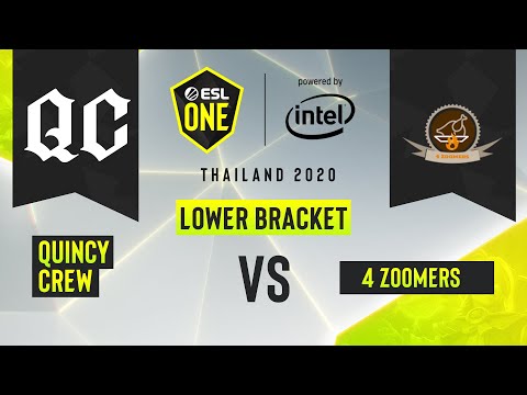 Dota2 - 4 Zoomers vs. Quincy Crew - Game 2 - ESL One Thailand 2020 - Lower Bracket Final - AM