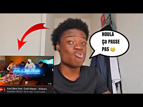 Aze2dine feat. Gotti Maras - Ailleurs REACTION (vraiment pas mon style)