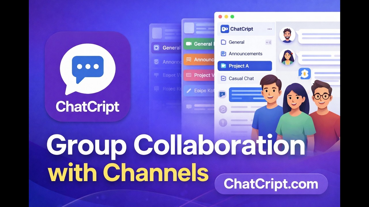 Groups and Channels walkthrough video
