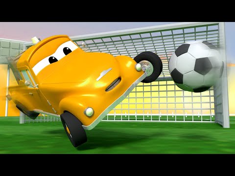 Tegljač Tom u Auto Gradu 🚗  Nogometna Utakmica - Auto Grad ! Crtići sa autima za djecu