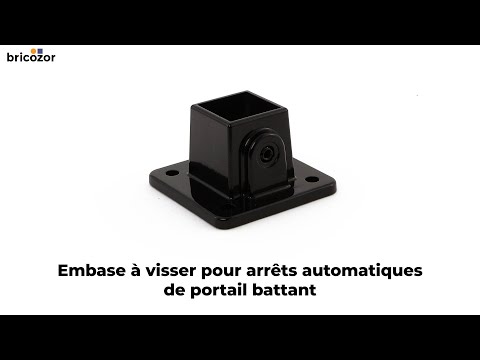 Embase à visser pour arrêts automatiques de portail battant TIRARD