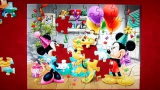 Disney Mickey Mouse y Minnie Mouse Jigsaw Puzzle juego Rompecabezas De Juguetes para niños Jigsaw Ju