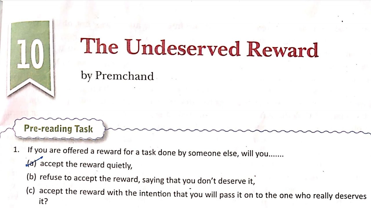 Watch video The Undeserved Reward (Part 1) - DAV Class 8 English Now The Undeserved Reward (Part 1) - DAV Class 8 English