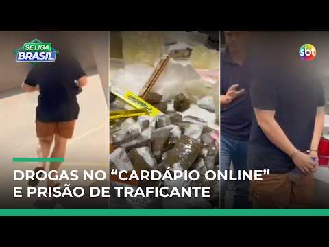 Traficante é preso em flagrante após manter “delivery de drogas” com cardápio online | #SeLigaBrasil