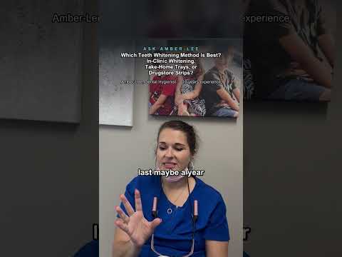 Amber-Lee, registered dental hygienist, explains which teeth whitening method is best at Bright White Dental Hygiene Clinic in Riverview NB