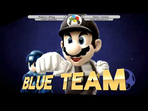 Super Famicon 2017 - Smash 4 Losers Quarters - Dabuz+Fatality vs Peabnut+RFang