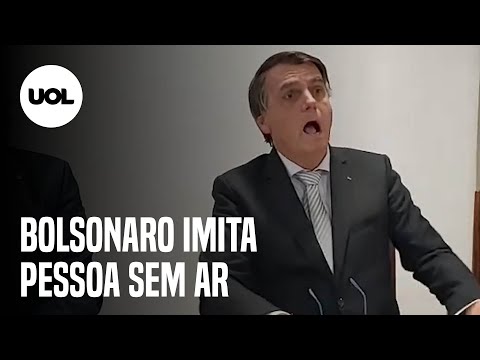 Bolsonaro imitates shortness of breath to criticize Mandetta's measures when he was a minister; w...