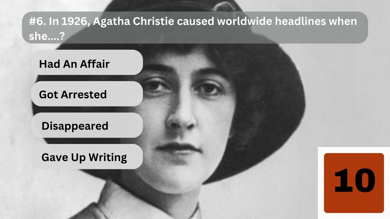 The Mysterious Agatha Christie Book Quiz