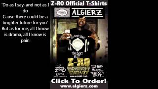 Blast Myself - Z-Ro [With Lyrics]