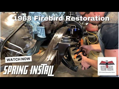 1968 Firebird front coil Spring installation