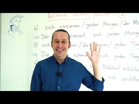 German A2 INTENSIV Lesson - 9 Reflexive Verben im Akkusativ PART 2 - German Reflexive Verbs #2