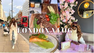LONDON VLOG 🇬🇧: Must Try Restaurants In London | Facing My Fears😱 & Luxury Shopping