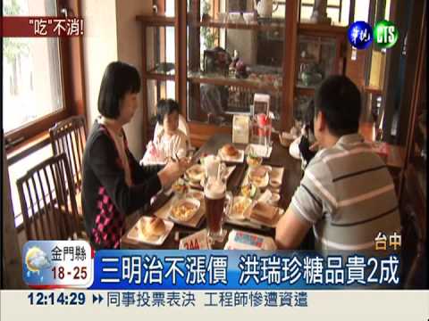 台中名店接連漲 民眾喊"吃"不消