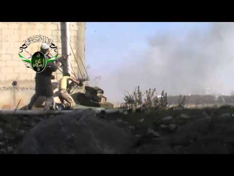 اشتباكات بين عناصر لواء الحبيب محمد وقوات النظام في مدينة الشيخ مسكين في ريف درعا