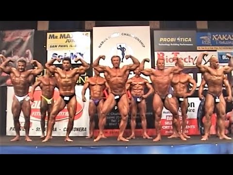 NABBA Worlds 2010 - Masters Over 40 Prejudging [Part 2/2]