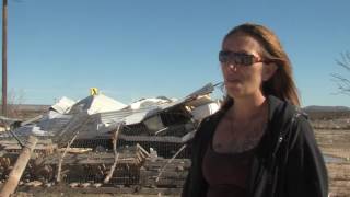 Straight line winds blow through RV park