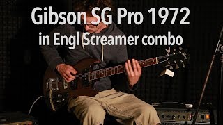 Video thumbnail for review - Gibson SG Pro 1972 by AmpsOnAir