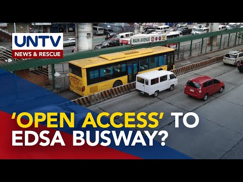 MMDA opposes proposed opening of EDSA Busway to UV Express, vans, trucks