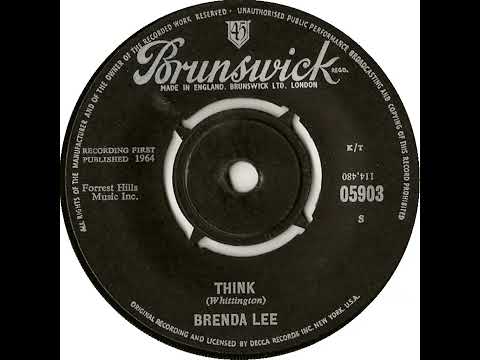 UK New Entry 1964 (73) Brenda Lee - Think