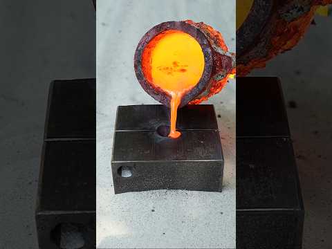 Casting Wrecking Ball out of Copper Scrap