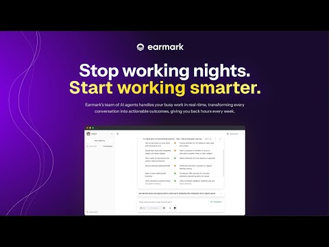 Earmark video preview