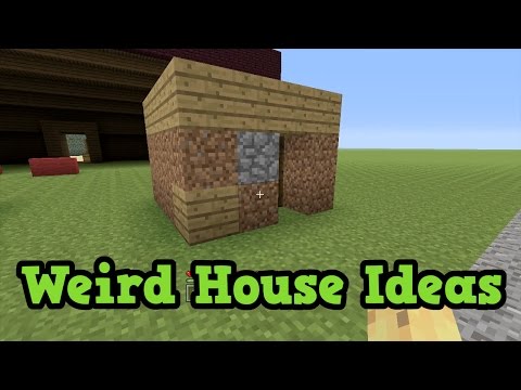 ibxtoycat - 4 WEIRD Minecraft House Ideas (Inspiration)