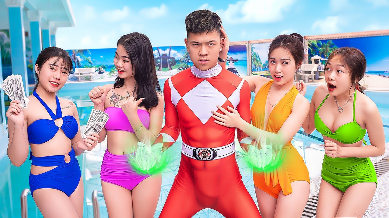 Funny Situation For About Toilet PRANK BATTLE Nerf Guns Battle With Bad Boy In Pool Green Girl Nerf