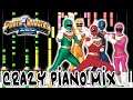 Crazy Piano Mix POWER RANGERS ZEO Theme