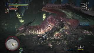 [MHW IB  PS4] ムフェト・ジーヴァ  太刀ソロ  18'01"20   赤き龍