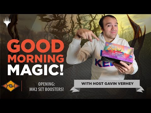 Let's Open a Modern Horizons 2 Set Booster Box! Designer Secrets+Stories | Good Morning Magic | MH2