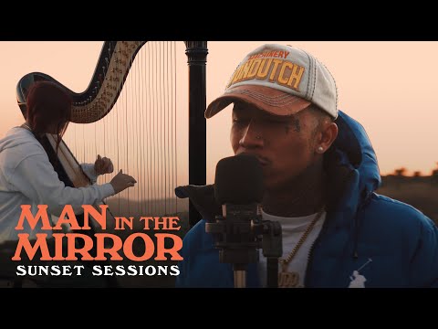 MBNel "Man In The Mirror" (Live Harp Performance) | Sunset Sessions