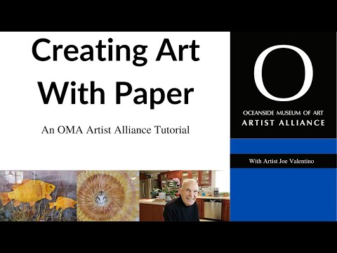 How to Create Paper Art  With Bas Relief Artist Joe Valentino